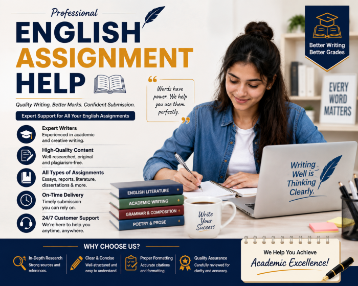 English Research Assignment Support
