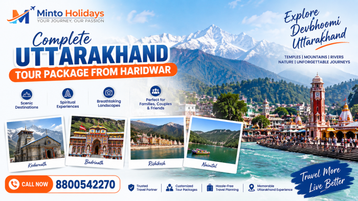 Complete Uttarakhand Tour Package from Haridwar