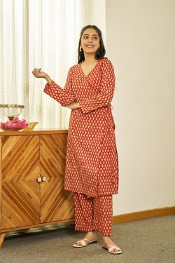 Shop Stylish Handblock Kurta Set for Women at Guleri