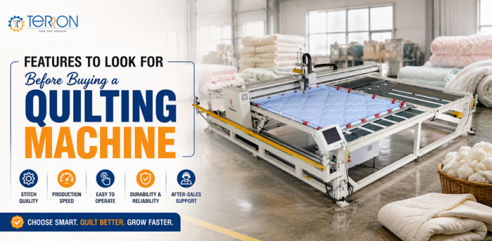 Features to Look for Before Buying a Quilting Machine