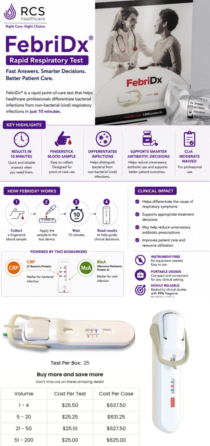FebriDx® Rapid Respiratory Test: Fast Answers for Better Patient Care