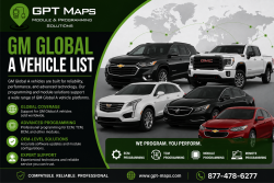 Complete GM Global A Vehicle List for Module Programming