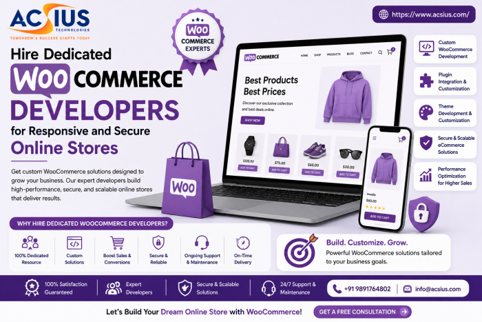 Hire WooCommerce Developer for eCommerce Stores