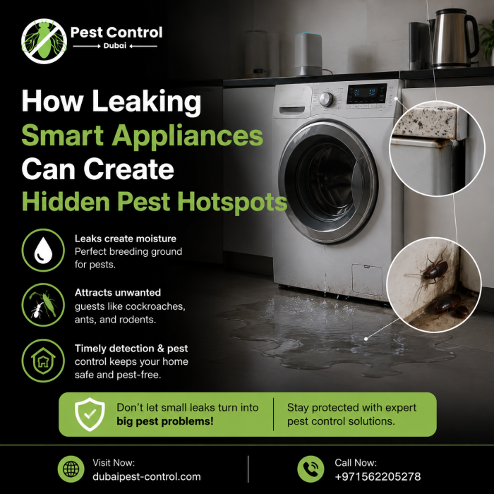 How Leaking Smart Appliances Can Create Hidden Pest Hotspots