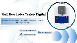 Where is a Digital Melt Flow Index Tester commonly used?