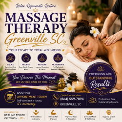 Massage Therapy Greenville SC – Relax, Restore & Rejuvenate