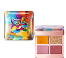 4 Colors Cute Cat Mini Eyeshadow Pallete Makeup