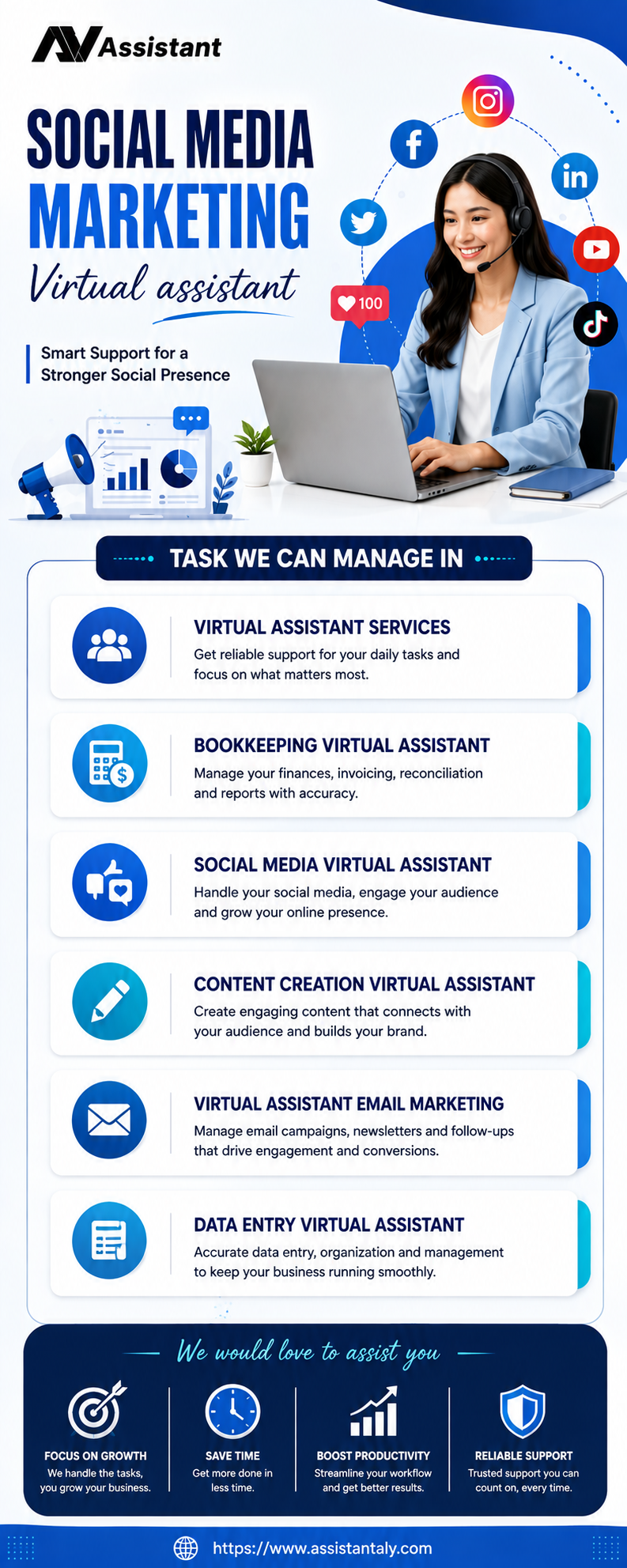 Social Media Marketing Virtual assistant