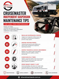 Cruisemaster Independent Suspension Maintenance Tips | SSC