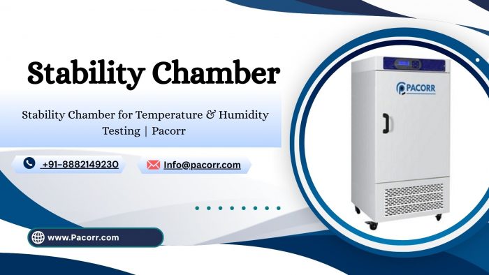 Stability Chamber for Controlled Temperature & Humidity Testing
