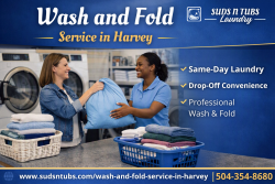 Reliable Wash and Fold Service for Harvey Residents