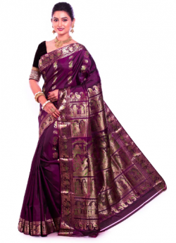 Buy Pure Swarnachari Saree