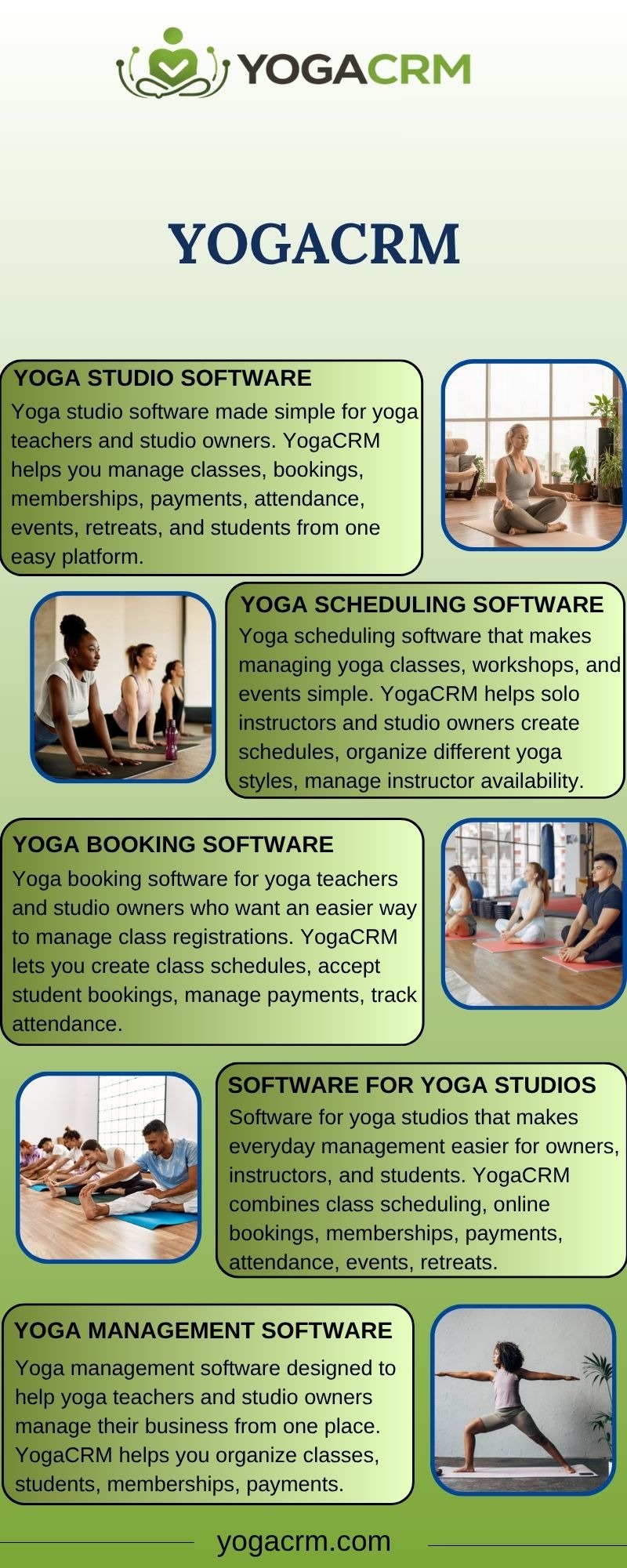 Best Yoga Studio Management Software | YogaCRM