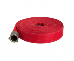 Rubber Firefighting Hose Survives Rough Scenes