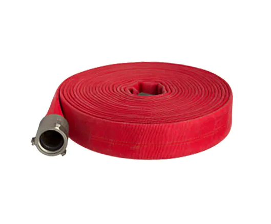 Rubber Firefighting Hose Survives Rough Scenes