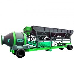 JZM 2000 Mobile Drum Concrete and Gravel Mixing Plant