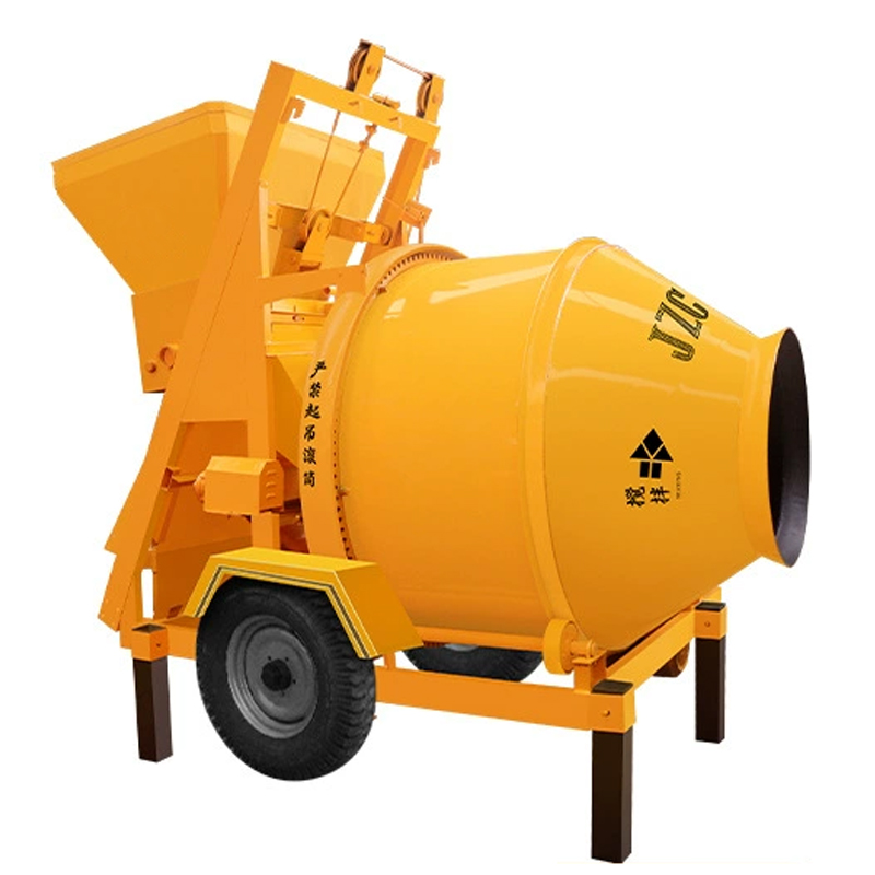 JZC250/350/500/750 Electric Concrete Mixer with Hopper