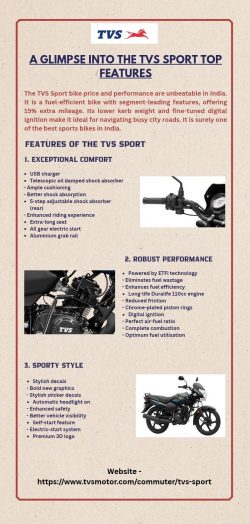 A Glimpse into the TVS Sport Top Features