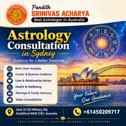 Astrology Consultation in Sydney – Personalized Guidance by Pandit Srinivas Acharya