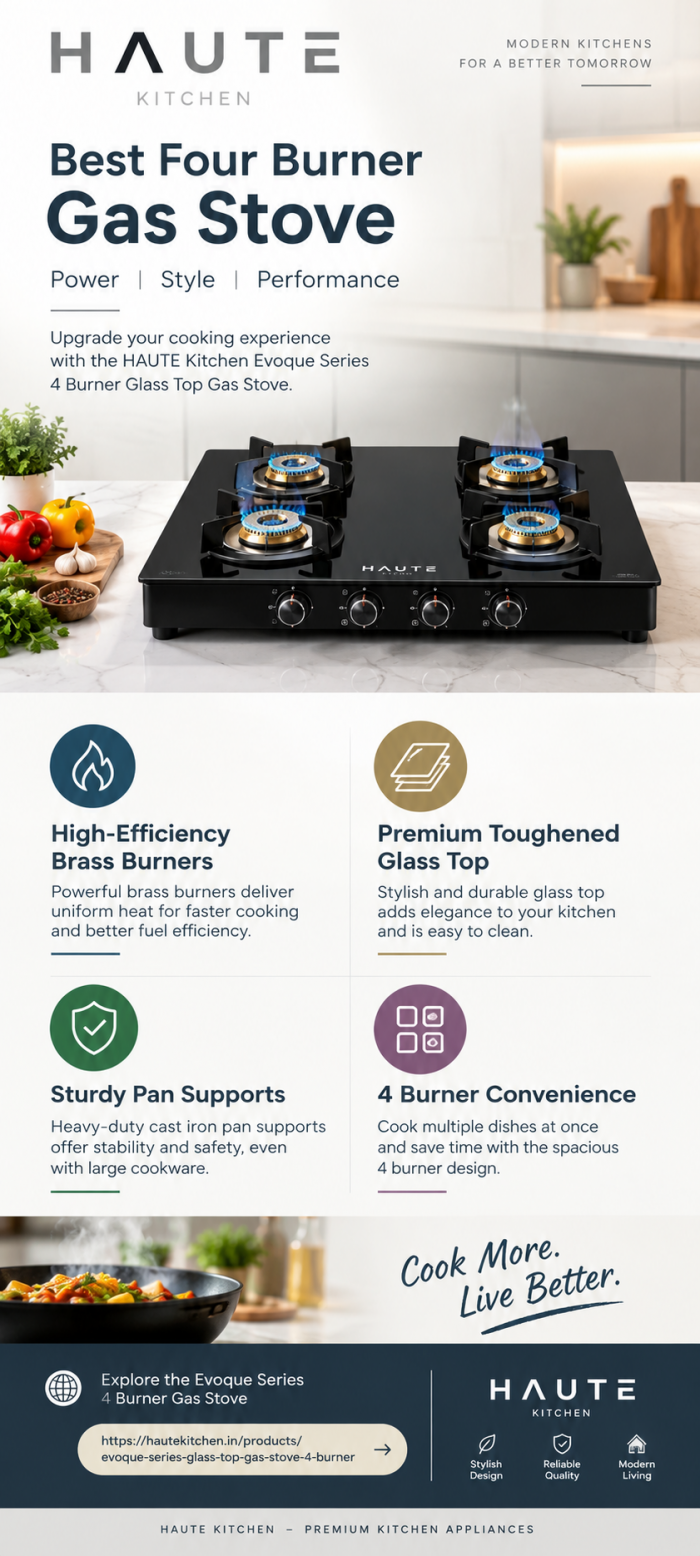 Best Four Burner Gas Stove for Efficient Everyday Cooking
