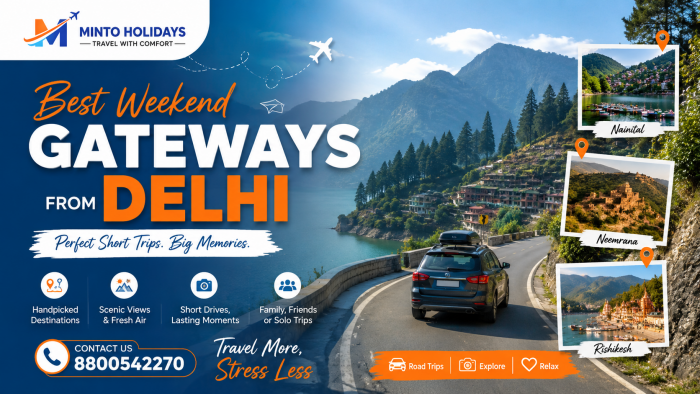 Best Weekend Gateways from Delhi for Short Trips