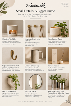 Modern Home Accessories for Stylish Spaces | Mise Well