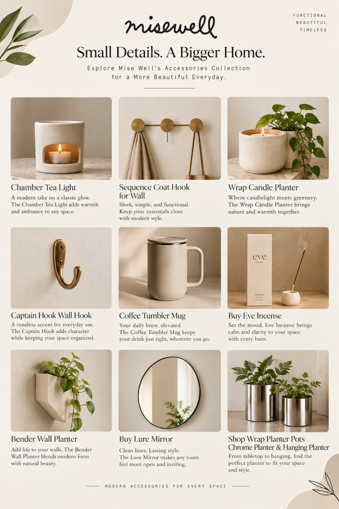 Modern Home Accessories for Stylish Spaces | Mise Well