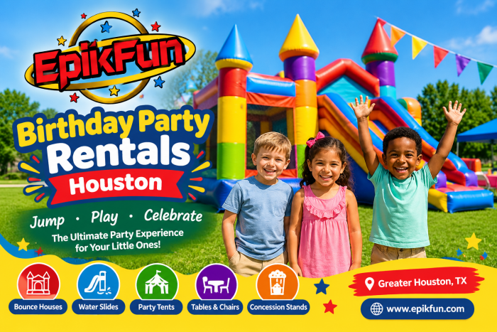 Houston Birthday Party Rentals for Kids | EpikFun