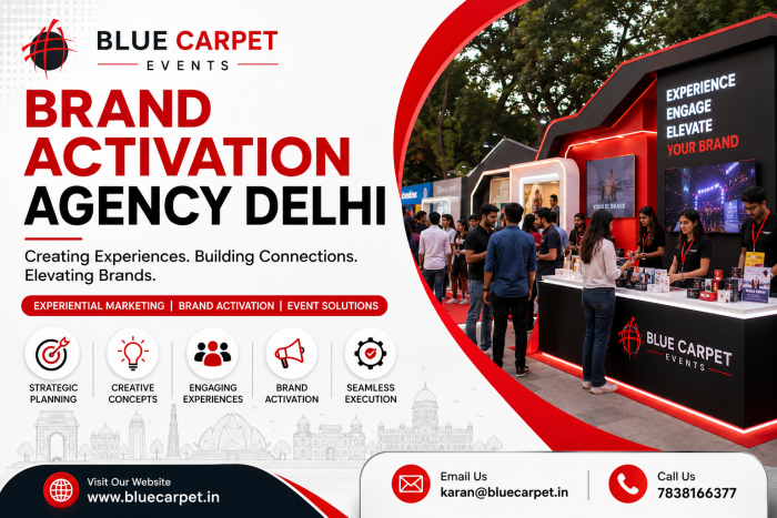 Top Brand Activation Agency Delhi | Blue Carpet Events