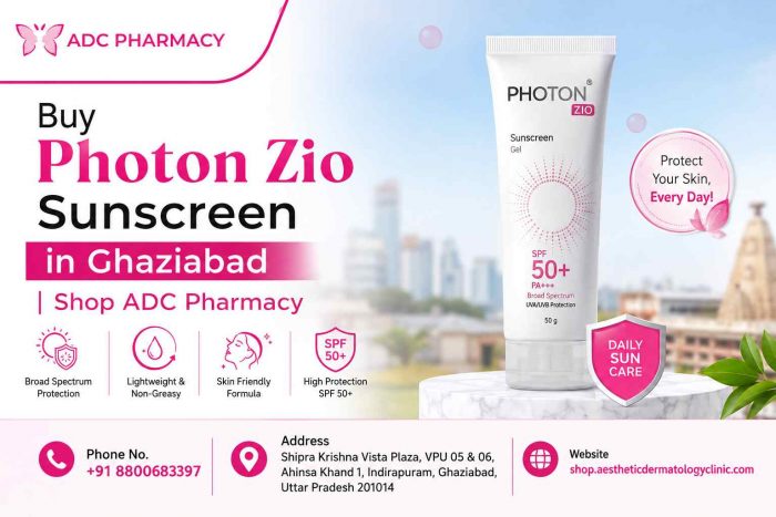Buy Photon Zio Sunscreen in Ghaziabad | Shop ADC Pharmacy