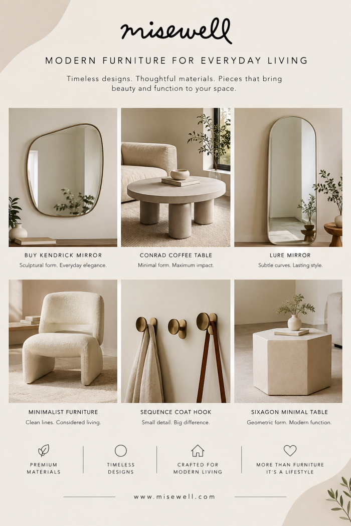 Minimalist Furniture for Modern Living: Discover Misewell