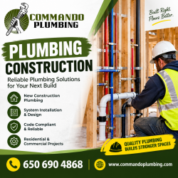 Plumbing Construction – Expert Plumbing Solutions for New Construction Projects