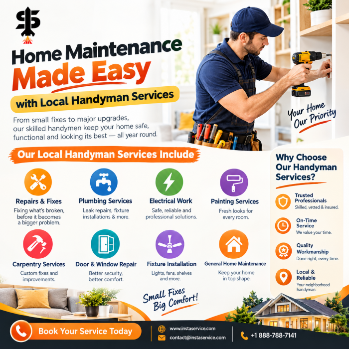 Skilled Local Handyman Services For Every Repair