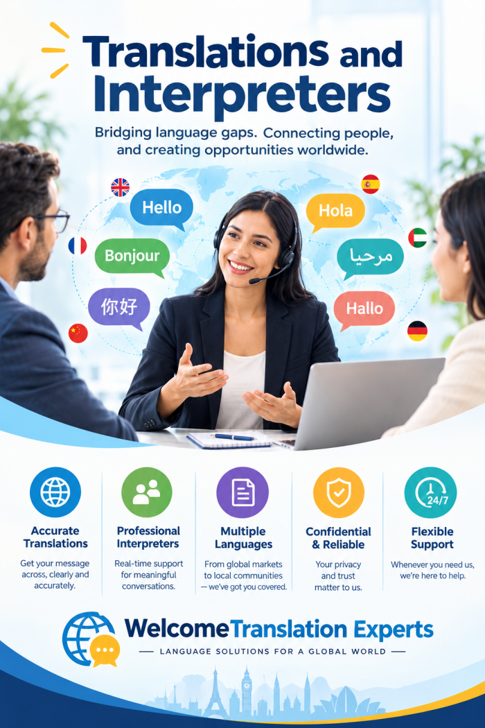 Translations and Interpreters: Your Bridge to Global Communication.