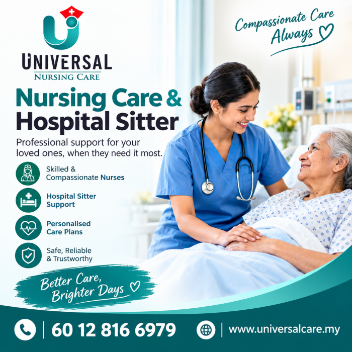 Nursing Care & Hospital Sitter – Compassionate Support for Patients & Families