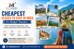 Cheapest Places to Visit in India for Budget Travelers
