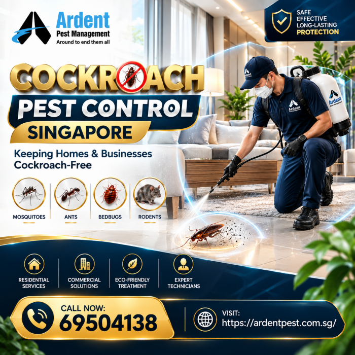 Best Services For Cockroach Control Singapore