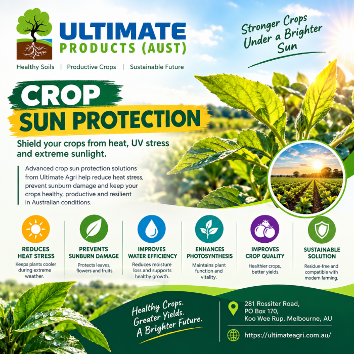 Crop sun protection Australia