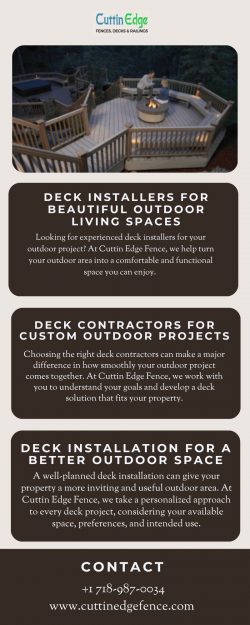 Deck Installers for Beautiful Outdoor Living Spaces