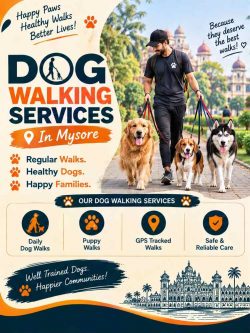 Dog Walking Services in Mysore