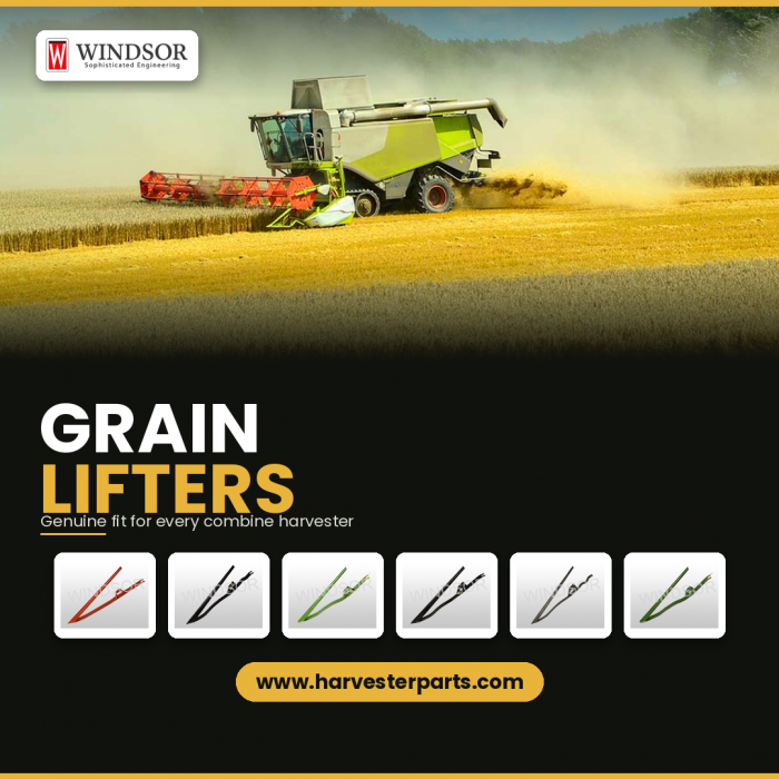 Durable Harvester Grain Lifter for Crop Collection