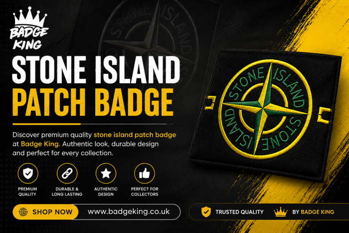 Stone Island Patch Badge – Premium Quality Badge by Badge King.