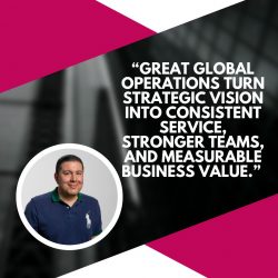 Eric Albuja on Global Operations and Service Leadership