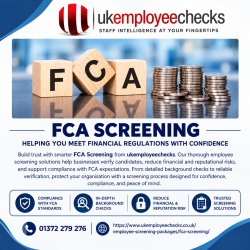 FCA Screening Solutions for Confident, Compliant Hiring