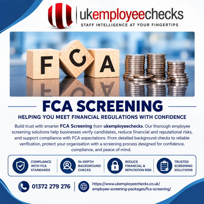 FCA Screening Solutions for Confident, Compliant Hiring