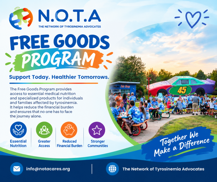 Free Goods Program: Accessible Support for Tyrosinemia Families