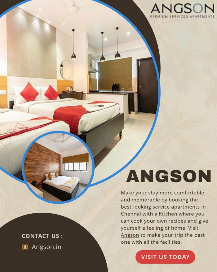 Fully Equipped Service Apartments in Chennai With Kitchen | Angson