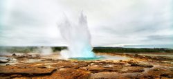 Geysir Strokkur hot springs