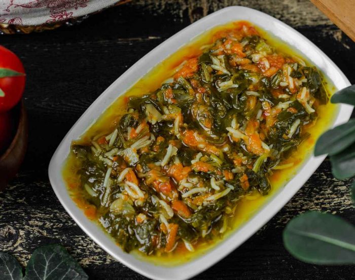 Hearty Goat Sukuma Wiki Vegetable Stew