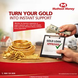 Muthoot Finance Gold Loan – Instant Cash Against Your Gold Jewellery